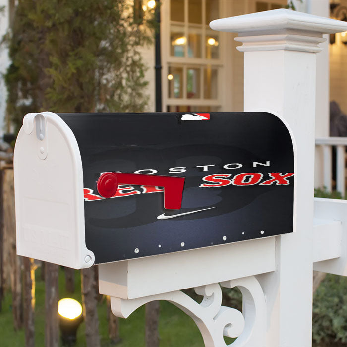 Boston Red Sox Magnetic Mailbox Cover 18" X 21" Outdoor Decor