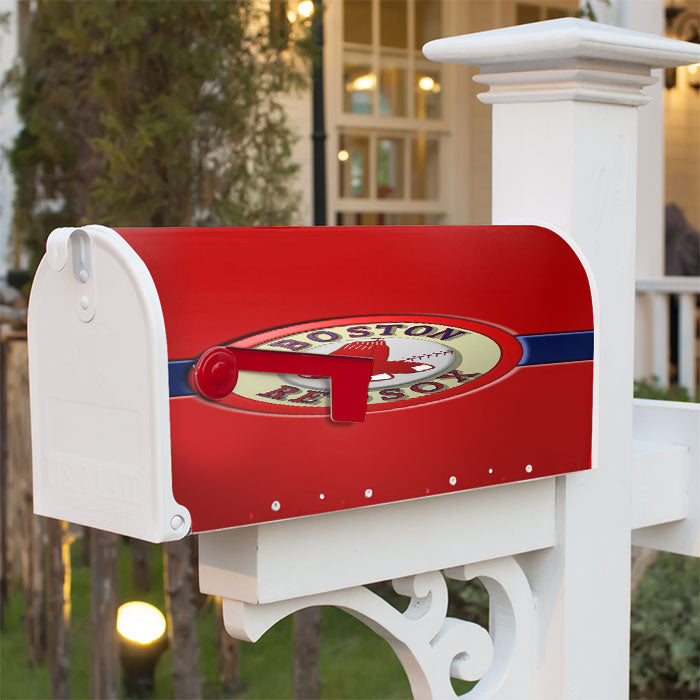 Boston Redsox Magnetic Mailbox Cover 18" X 21" Outdoor Decor