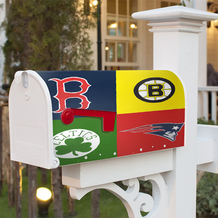 Boston Sports Lovah Magnetic Mailbox Cover 18" X 21" Outdoor Decor