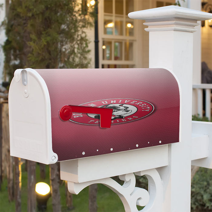 Boston University Bu Terriers Logo Wallpaper Magnetic Mailbox Cover 18" X 21" Outdoor Decor