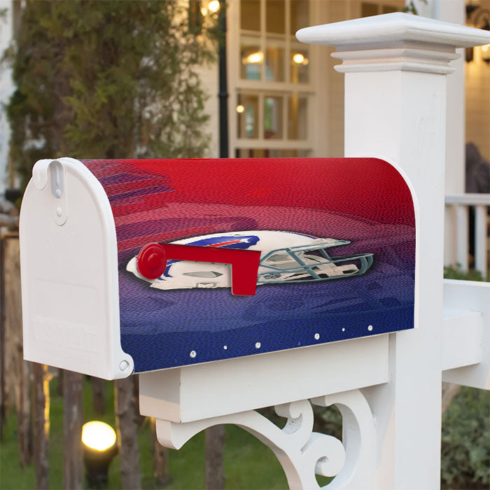 Buffalo Bills Helmet Magnetic Mailbox Cover 18" X 21" Outdoor Decor