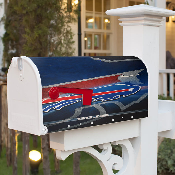 Buffalo Bills Logo Nike Magnetic Mailbox Cover 18" X 21" Outdoor Decor