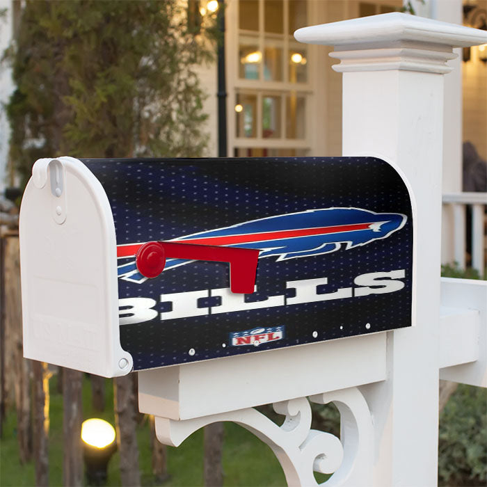 Buffalo Bills Nfl Team Magnetic Mailbox Cover 18" X 21" Outdoor Decor
