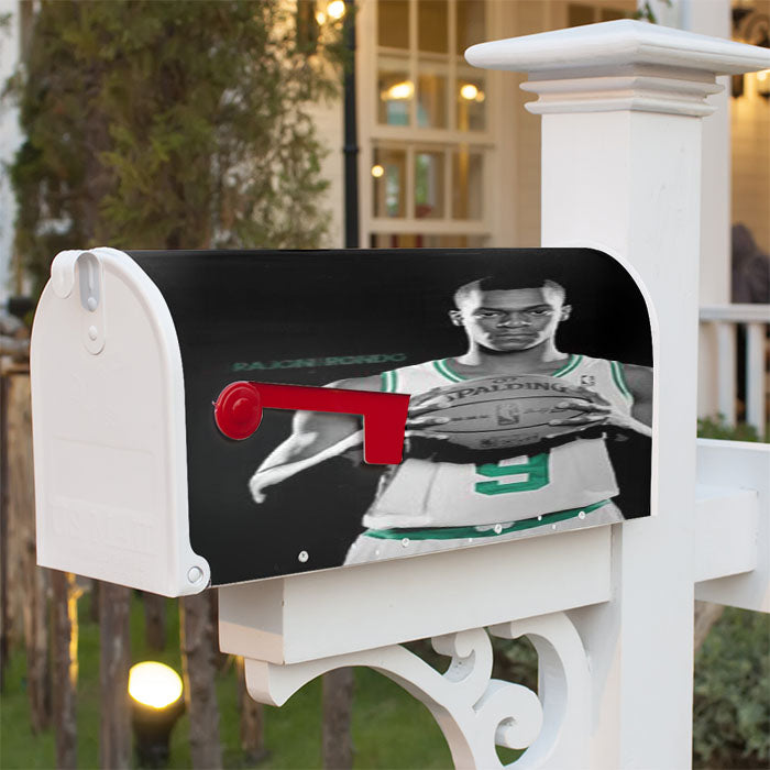 Celtics Rajon Rando Magnetic Mailbox Cover 18" X 21" Outdoor Decor