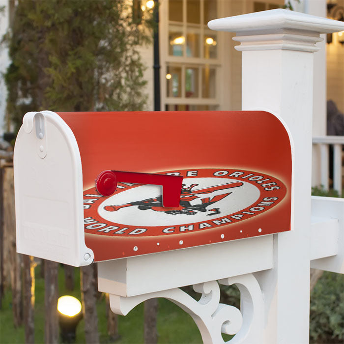 Champion Orioles Magnetic Mailbox Cover 18" X 21" Outdoor Decor
