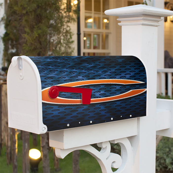 Chicago Bears Symbol Magnetic Mailbox Cover 18" X 21" Outdoor Decor