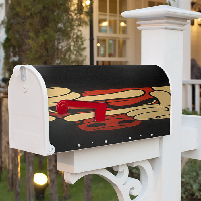 Chicago Bulls Mickey Magnetic Mailbox Cover 18" X 21" Outdoor Decor