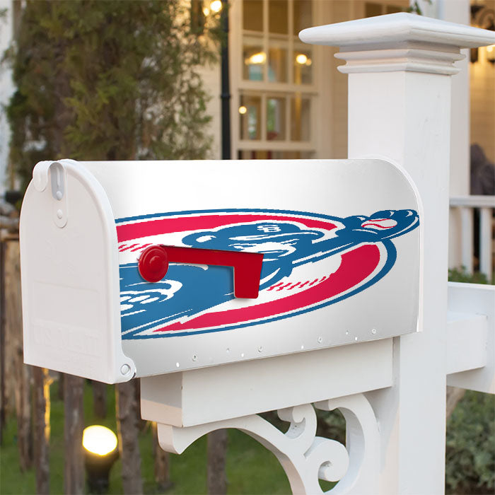 Chicago Cubs Catch The Ball Magnetic Mailbox Cover 18" X 21" Outdoor Decor