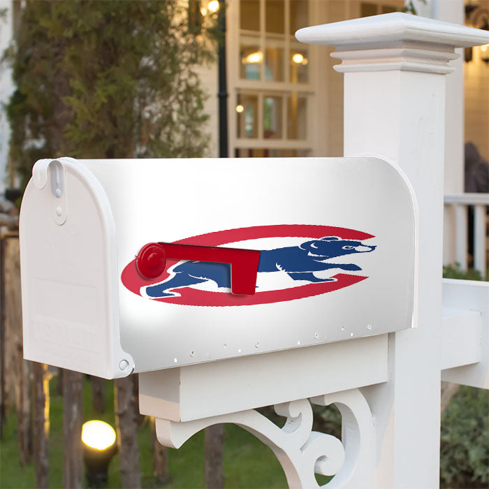 Chicago Cubs New Logo Magnetic Mailbox Cover 18" X 21" Outdoor Decor