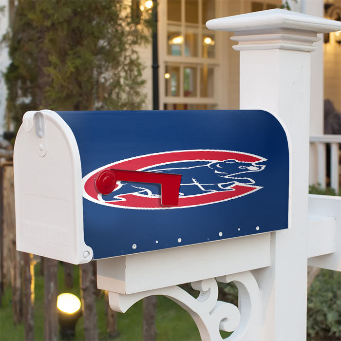 Chicago Cubs Nfl Magnetic Mailbox Cover 18" X 21" Outdoor Decor