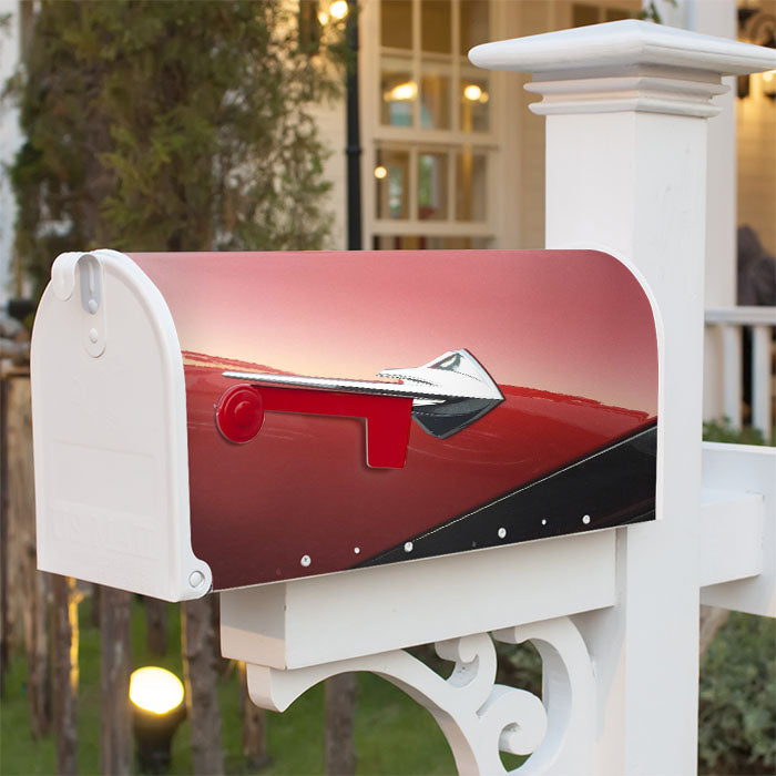 Corvette Stingray Re Magnetic Mailbox Cover 18" X 21" Outdoor Decor