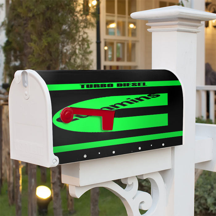 Cummins Turbo Diesel Magnetic Mailbox Cover 18" X 21" Outdoor Decor