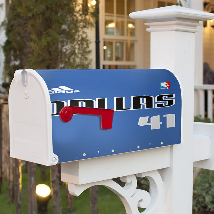 Dallas 41 Magnetic Mailbox Cover 18" X 21" Outdoor Decor