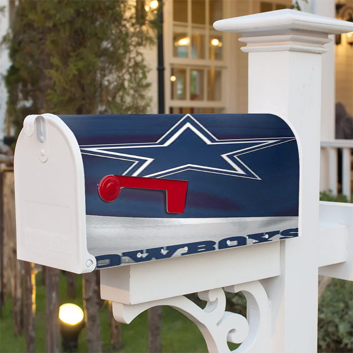 Dallas Cowboys (Cloth) Magnetic Mailbox Cover 18" X 21" Outdoor Decor