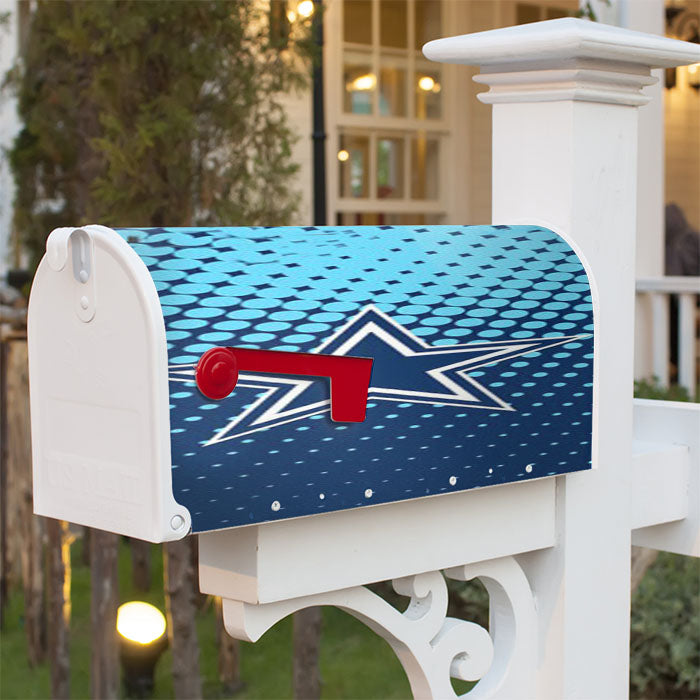 Dallas Cowboys Nfl Sport Magnetic Mailbox Cover 18" X 21" Outdoor Decor