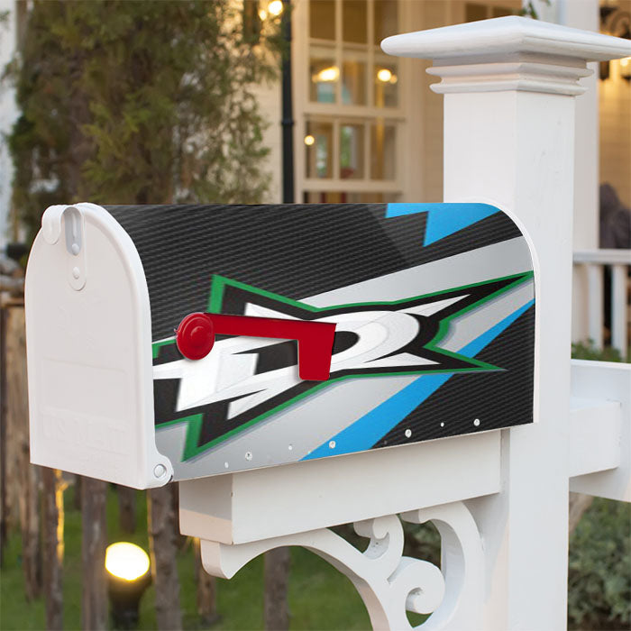 Dallas Stars Nhl Sport Magnetic Mailbox Cover 18" X 21" Outdoor Decor