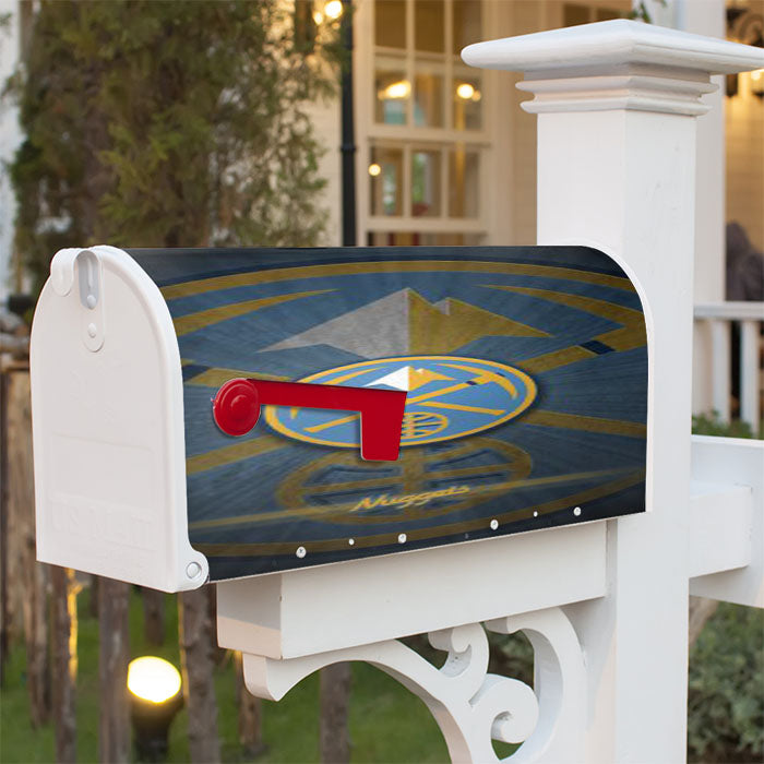 Denver Nuggets Logo Magnetic Mailbox Cover 18" X 21" Outdoor Decor