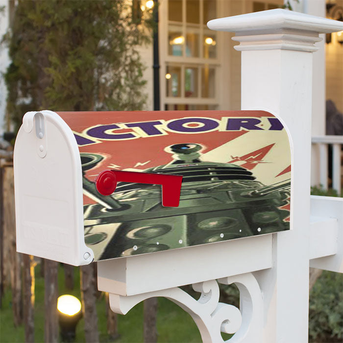 Dr Who Dalek Victory Magnetic Mailbox Cover 18" X 21" Outdoor Decor