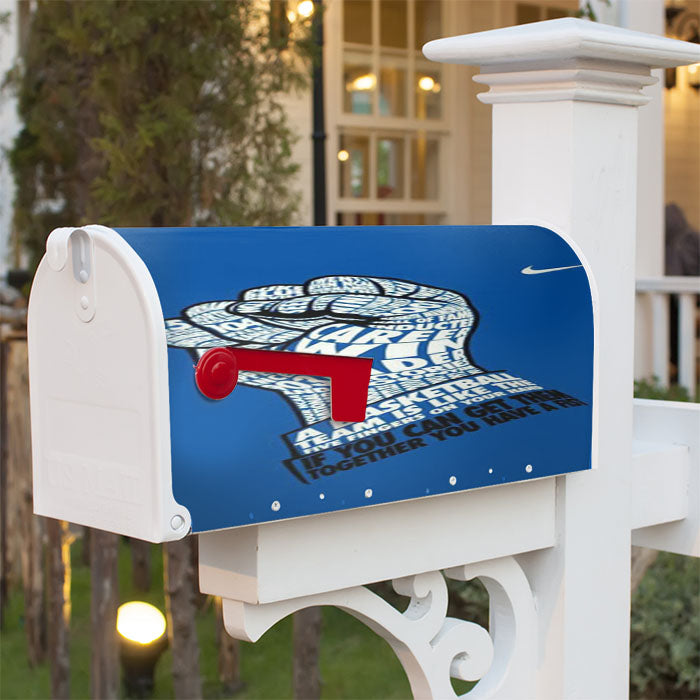 Duke Blue Devils Hand Magnetic Mailbox Cover 18" X 21" Outdoor Decor