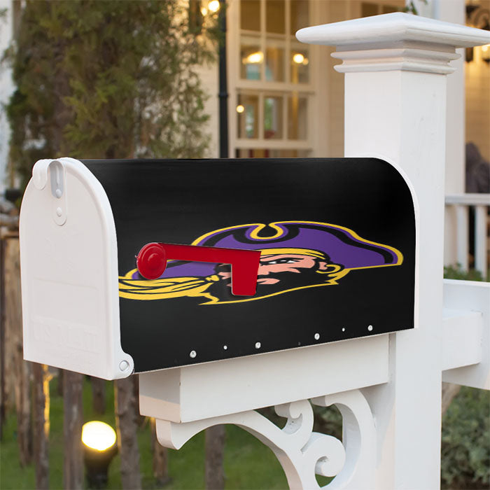 East Carolina Pirates Logo Magnetic Mailbox Cover 18" X 21" Outdoor Decor