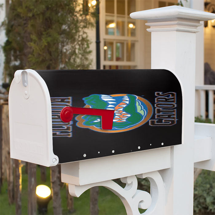 Florida Gators Black Fade Logo Magnetic Mailbox Cover 18" X 21" Outdoor Decor