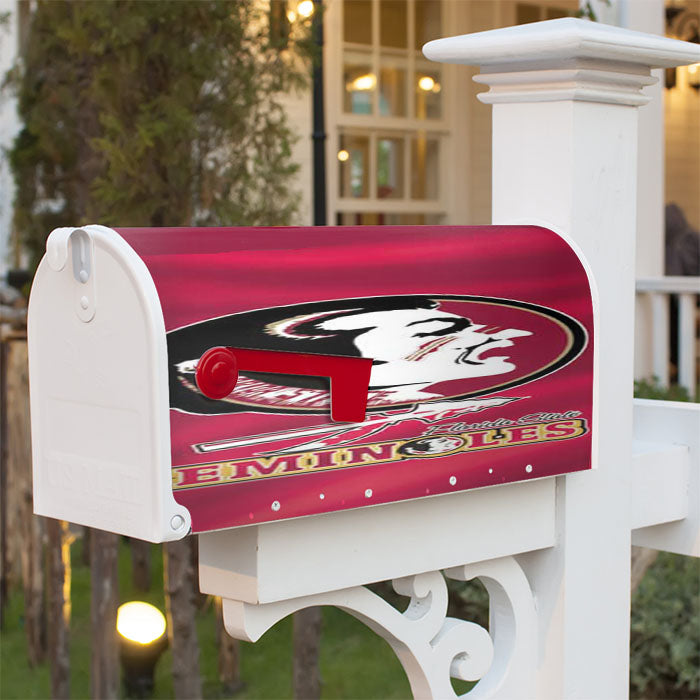 Fsu Cloth Ripple Magnetic Mailbox Cover 18" X 21" Outdoor Decor