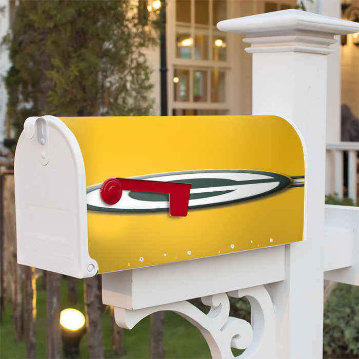 Gbp Emboss Ribbon Magnetic Mailbox Cover 18" X 21" Outdoor Decor