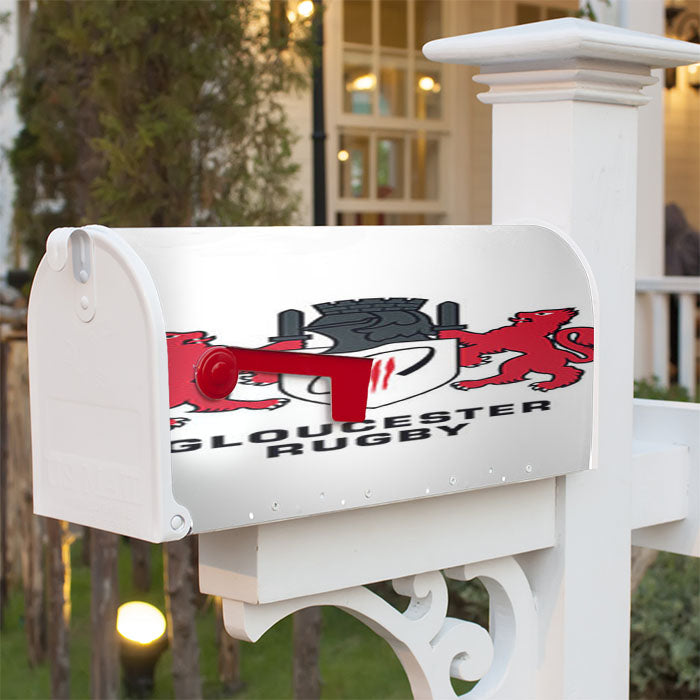 Gloucester Rugby Logo Magnetic Mailbox Cover 18" X 21" Outdoor Decor