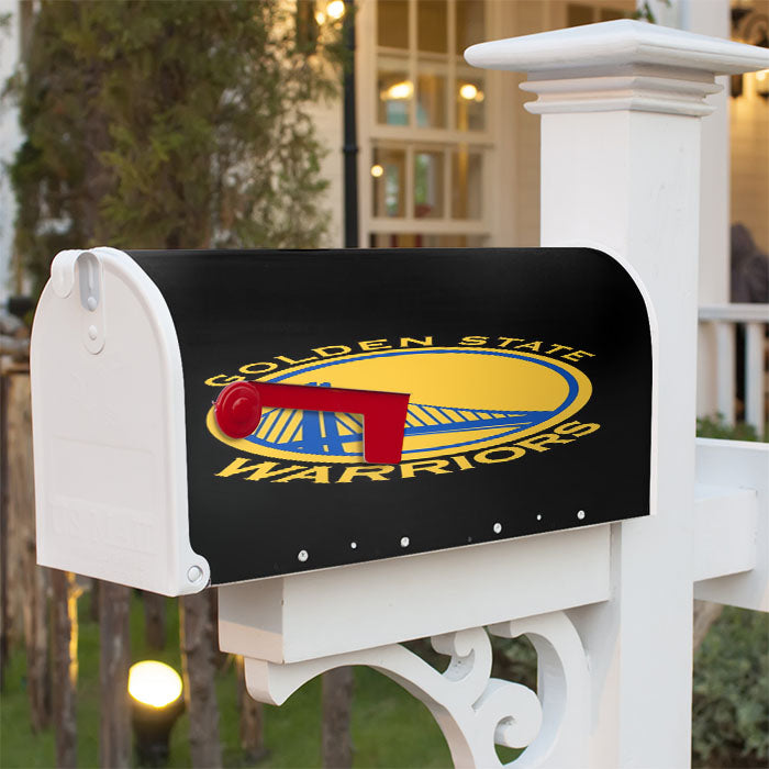 Golden State Warriors Blue Yellow Logo Magnetic Mailbox Cover 18" X 21" Outdoor Decor