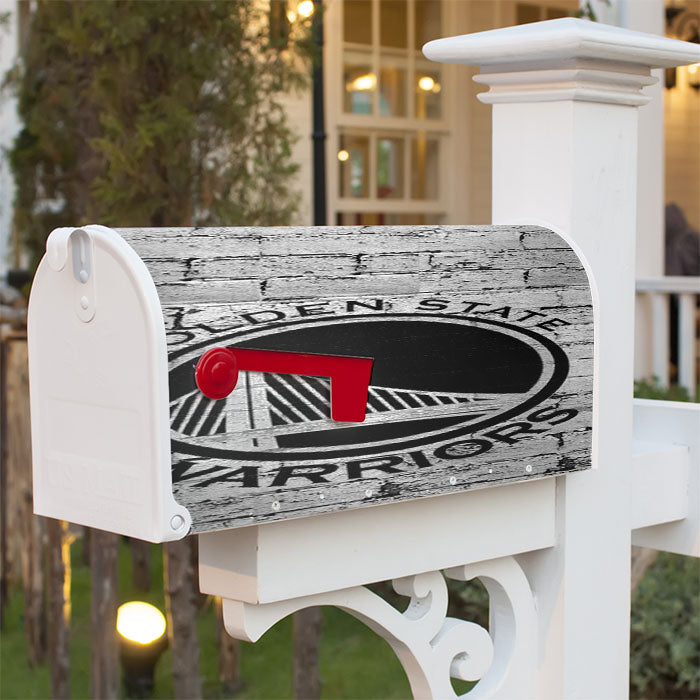 Golden State Warriors Logo Magnetic Mailbox Cover 18" X 21" Outdoor Decor