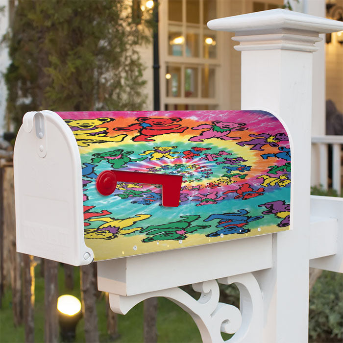 Grateful Dead Tapestry Tie Dye Magnetic Mailbox Cover 18" X 21" Outdoor Decor
