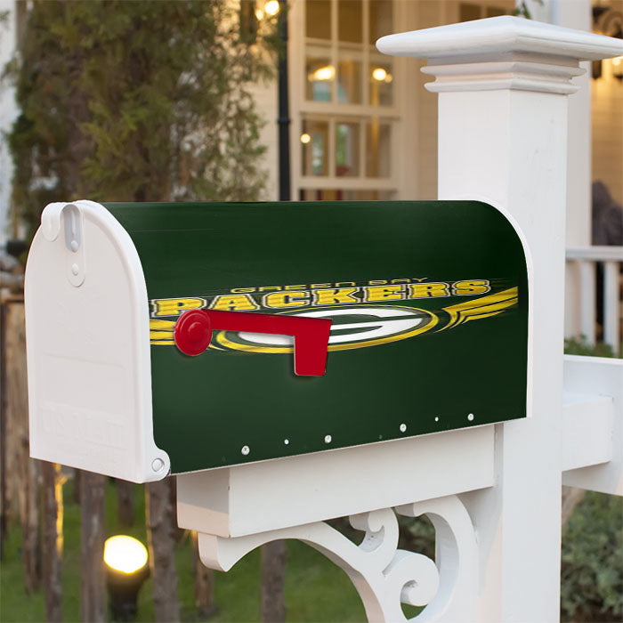 Green Bay Pakcers Logo Magnetic Mailbox Cover 18" X 21" Outdoor Decor