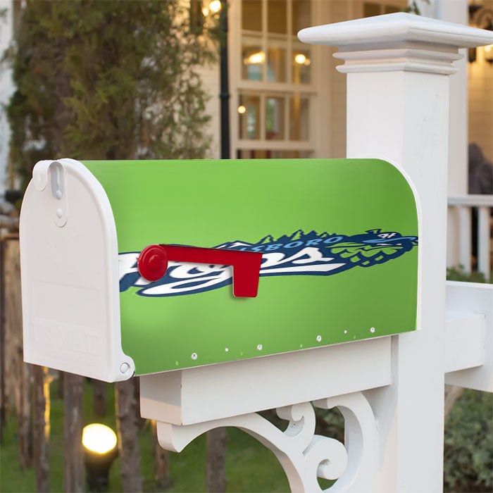 Hillsboro Hops Baseball Logo Gren Magnetic Mailbox Cover 18" X 21" Outdoor Decor