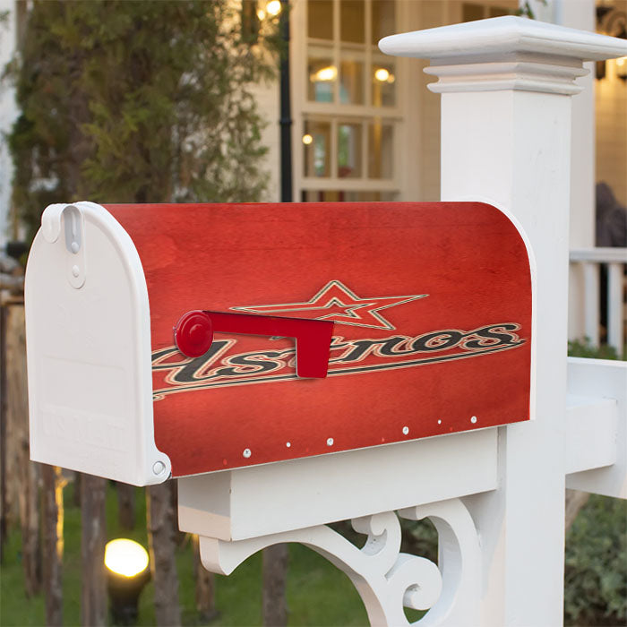 Houston Astros Star Magnetic Mailbox Cover 18" X 21" Outdoor Decor