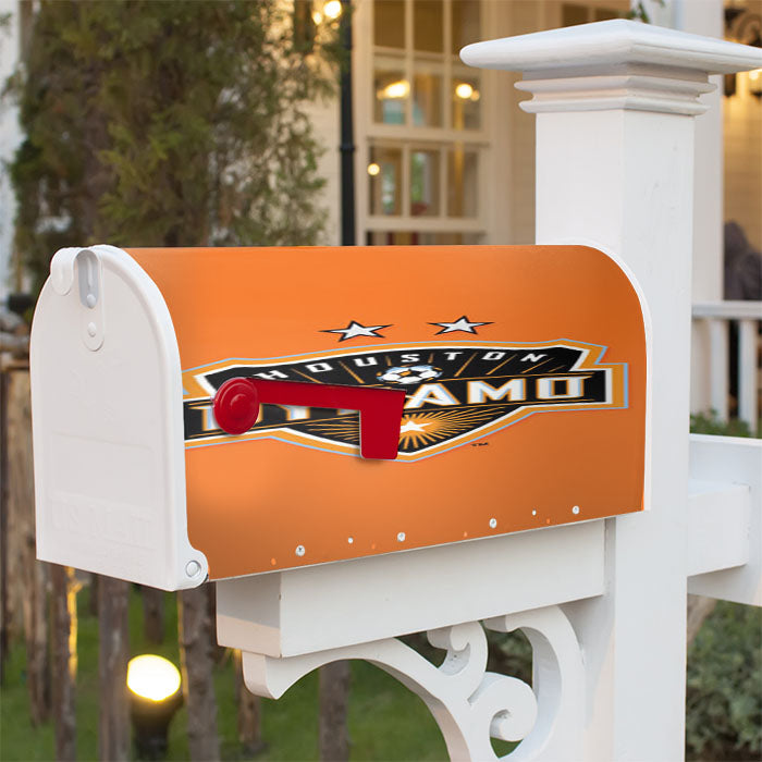 Houston Dynamo Soccer Club Magnetic Mailbox Cover 18" X 21" Outdoor Decor