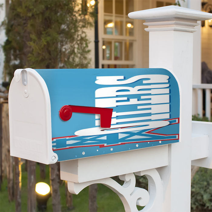 Houston Oilers Magnetic Mailbox Cover 18" X 21" Outdoor Decor