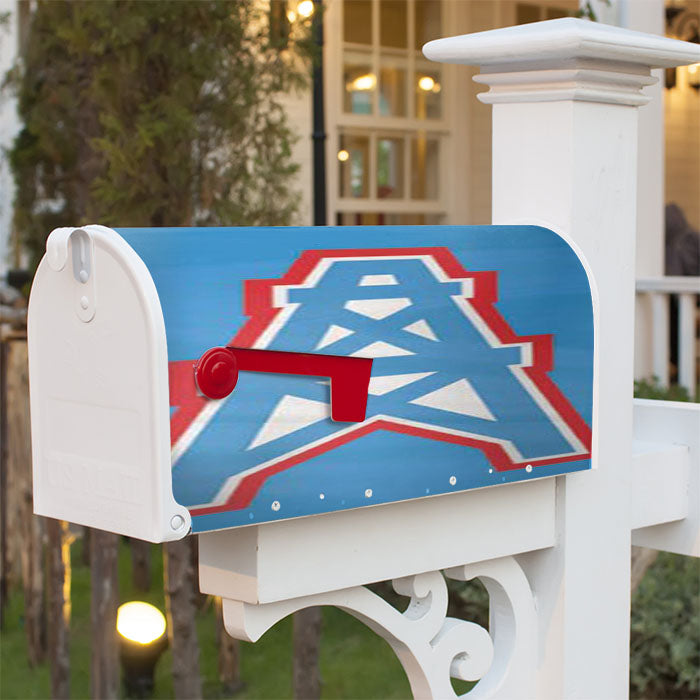 Houston Oilers Jersey Logo Magnetic Mailbox Cover 18" X 21" Outdoor Decor
