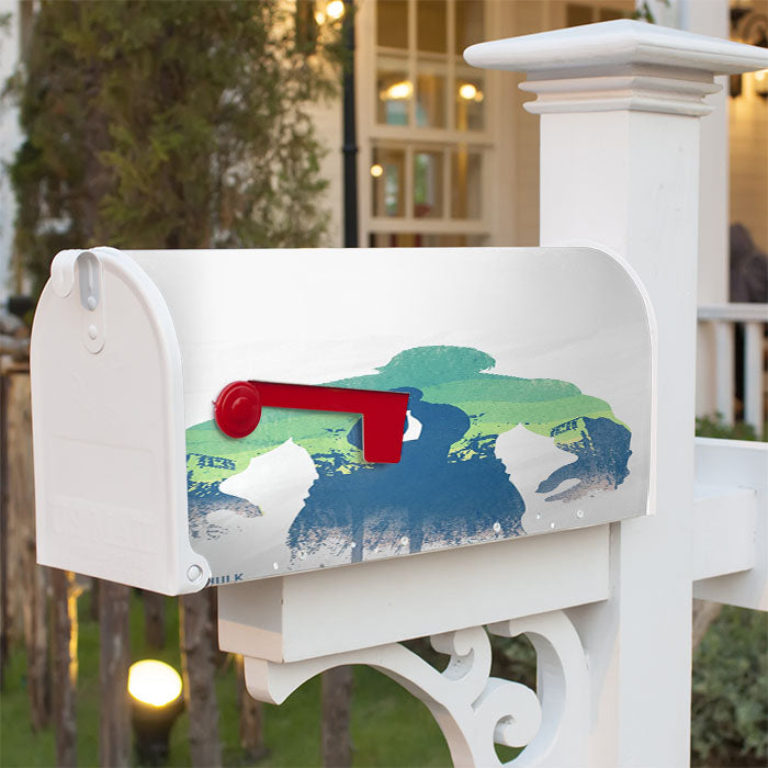 Hulk Minimalist Magnetic Mailbox Cover 18" X 21" Outdoor Decor