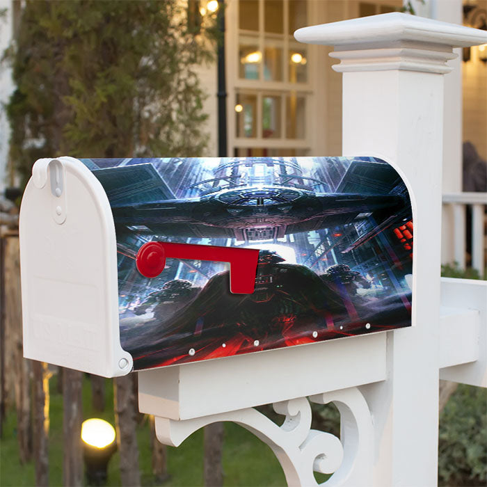 Imperial March Star Wars Art Magnetic Mailbox Cover 18" X 21" Outdoor Decor