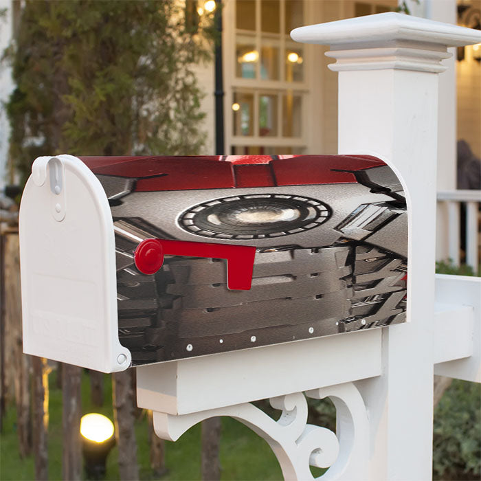Iron Man Body Mark V Magnetic Mailbox Cover 18" X 21" Outdoor Decor