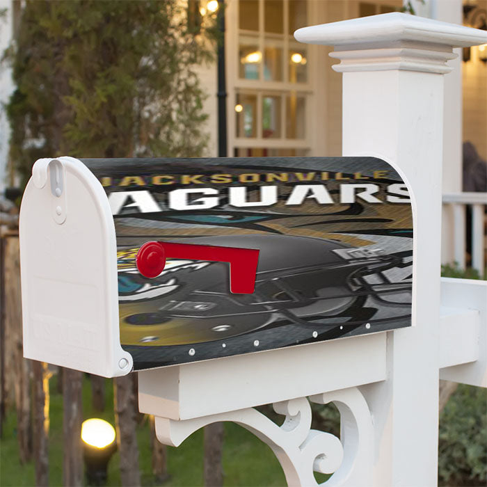 Jacksonville Jaguars 2 Magnetic Mailbox Cover 18" X 21" Outdoor Decor
