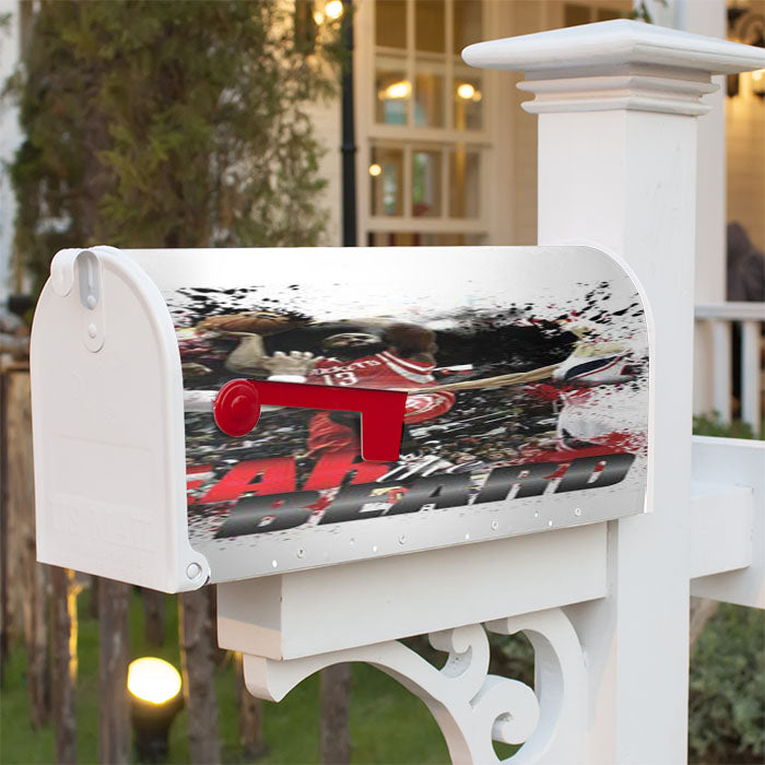 James Harden Splatter Magnetic Mailbox Cover 18" X 21" Outdoor Decor