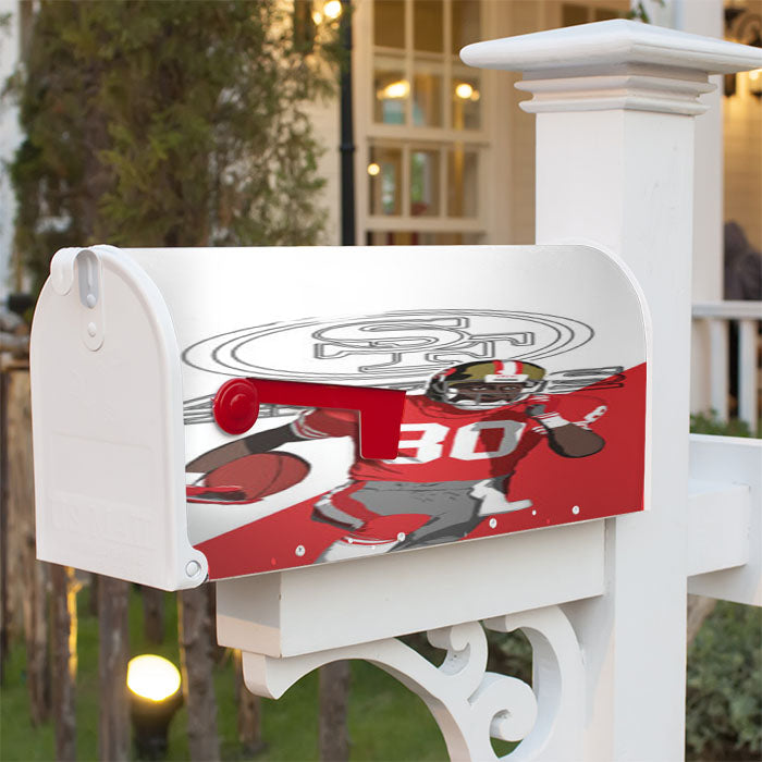 Jerry Rice San Francisco 49Ers Magnetic Mailbox Cover 18" X 21" Outdoor Decor