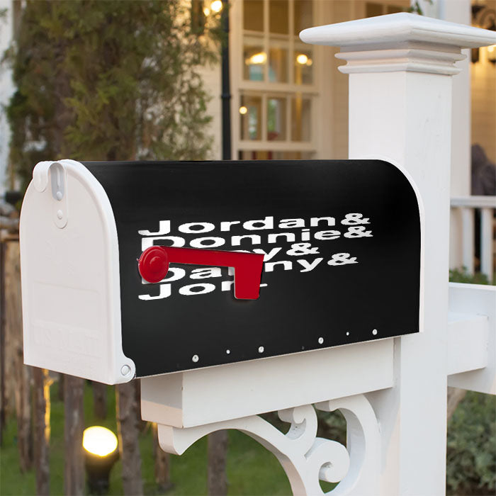 Jordan Knight Donnie Wahlberg Nkotb Magnetic Mailbox Cover 18" X 21" Outdoor Decor