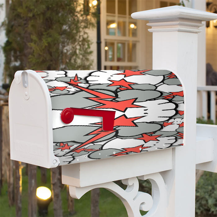 Kaws Wallpaper Magnetic Mailbox Cover 18" X 21" Outdoor Decor