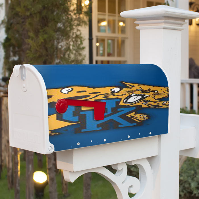 Kentucky Wildcats Basketball Magnetic Mailbox Cover 18" X 21" Outdoor Decor