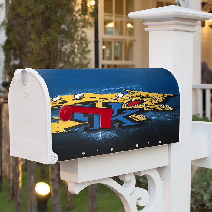Kentucky Wildcats Football Magnetic Mailbox Cover 18" X 21" Outdoor Decor