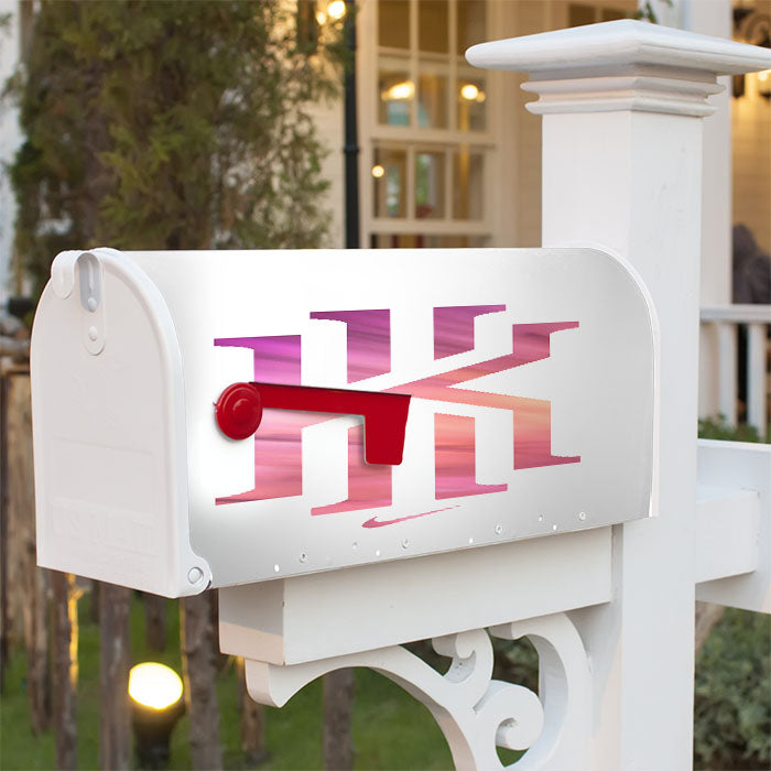 Kyrie Irving Nike White Pink Logo Magnetic Mailbox Cover 18" X 21" Outdoor Decor