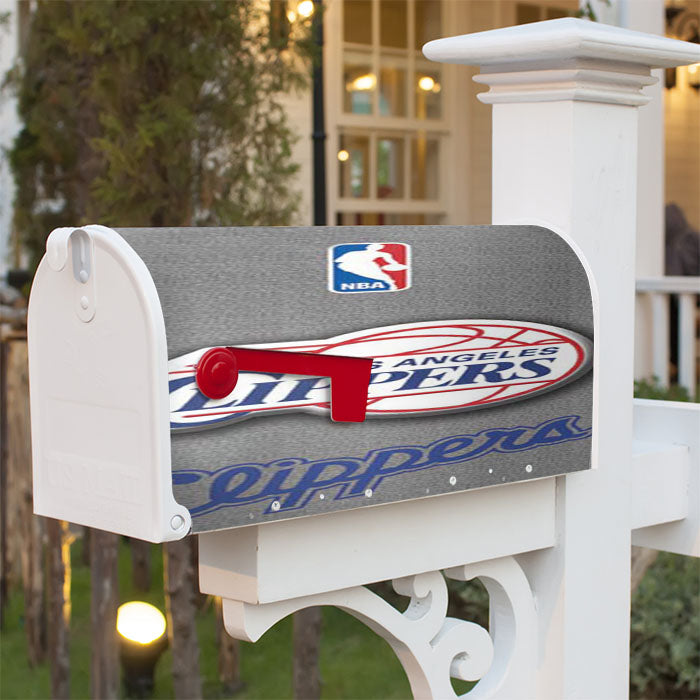 La Clippers Logo Magnetic Mailbox Cover 18" X 21" Outdoor Decor