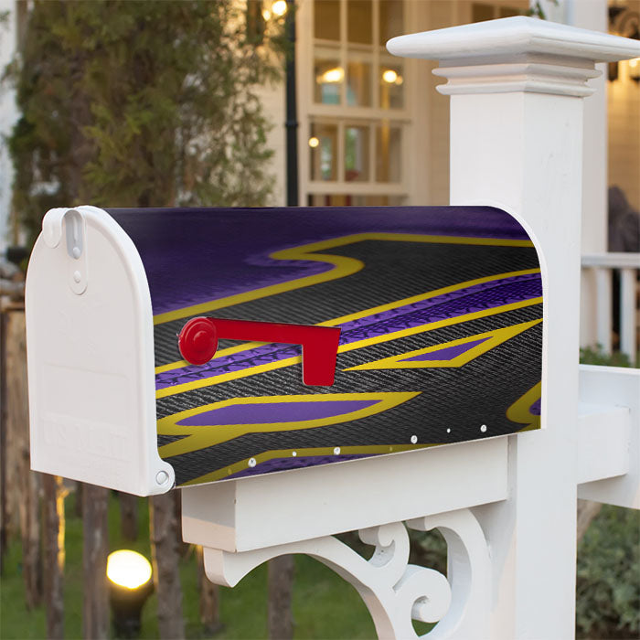 La Lakers Club Magnetic Mailbox Cover 18" X 21" Outdoor Decor